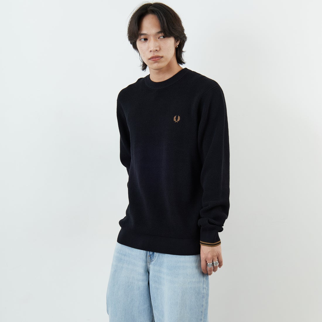 102 BLACK&&モデル身長：179cm 着用サイズ：L&&