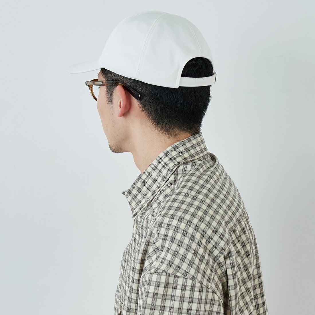 FRED PERRY [フレッドペリー] 別注 ブランデッドツイルキャップ [FPA-26S-038JF] SNOW WHITE