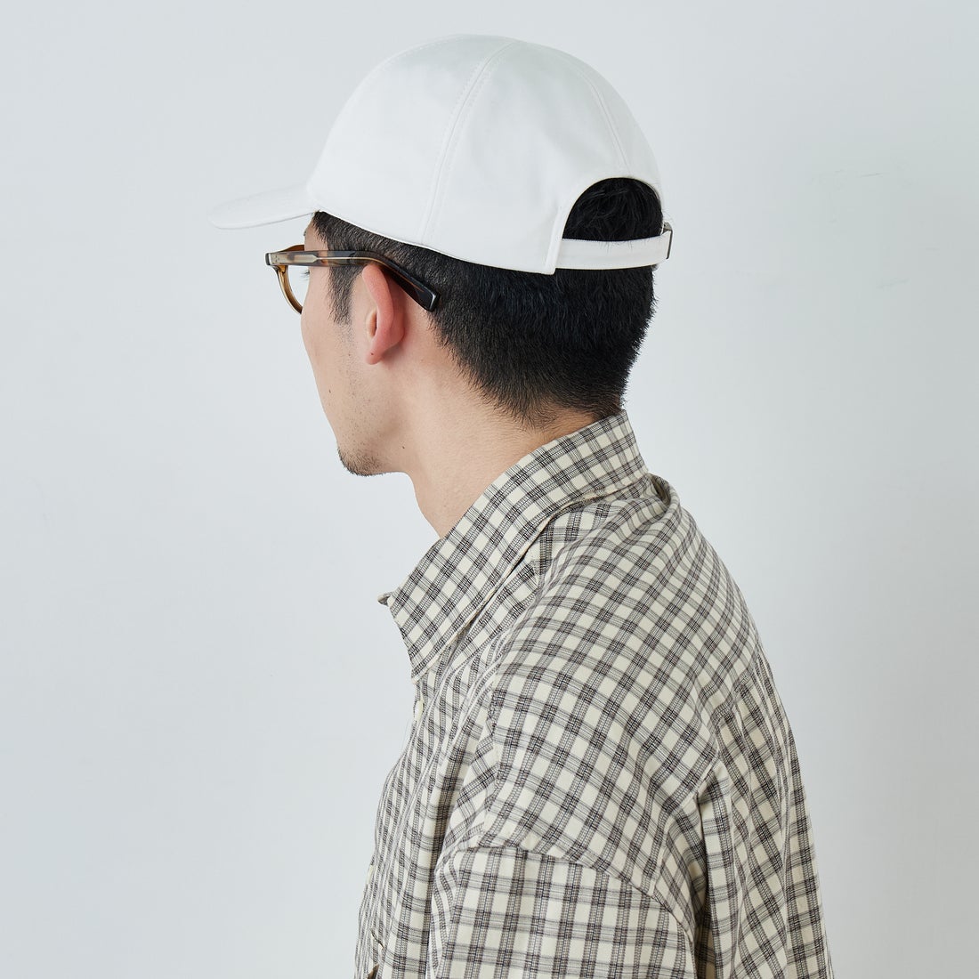 FRED PERRY [フレッドペリー] 別注 ブランデッドツイルキャップ [FPA-26S-038JF] SNOW WHITE