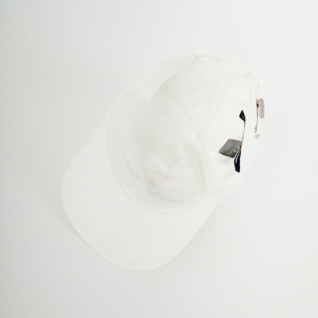 FRED PERRY [フレッドペリー] 別注 ブランデッドツイルキャップ [FPA-26S-038JF] SNOW WHITE