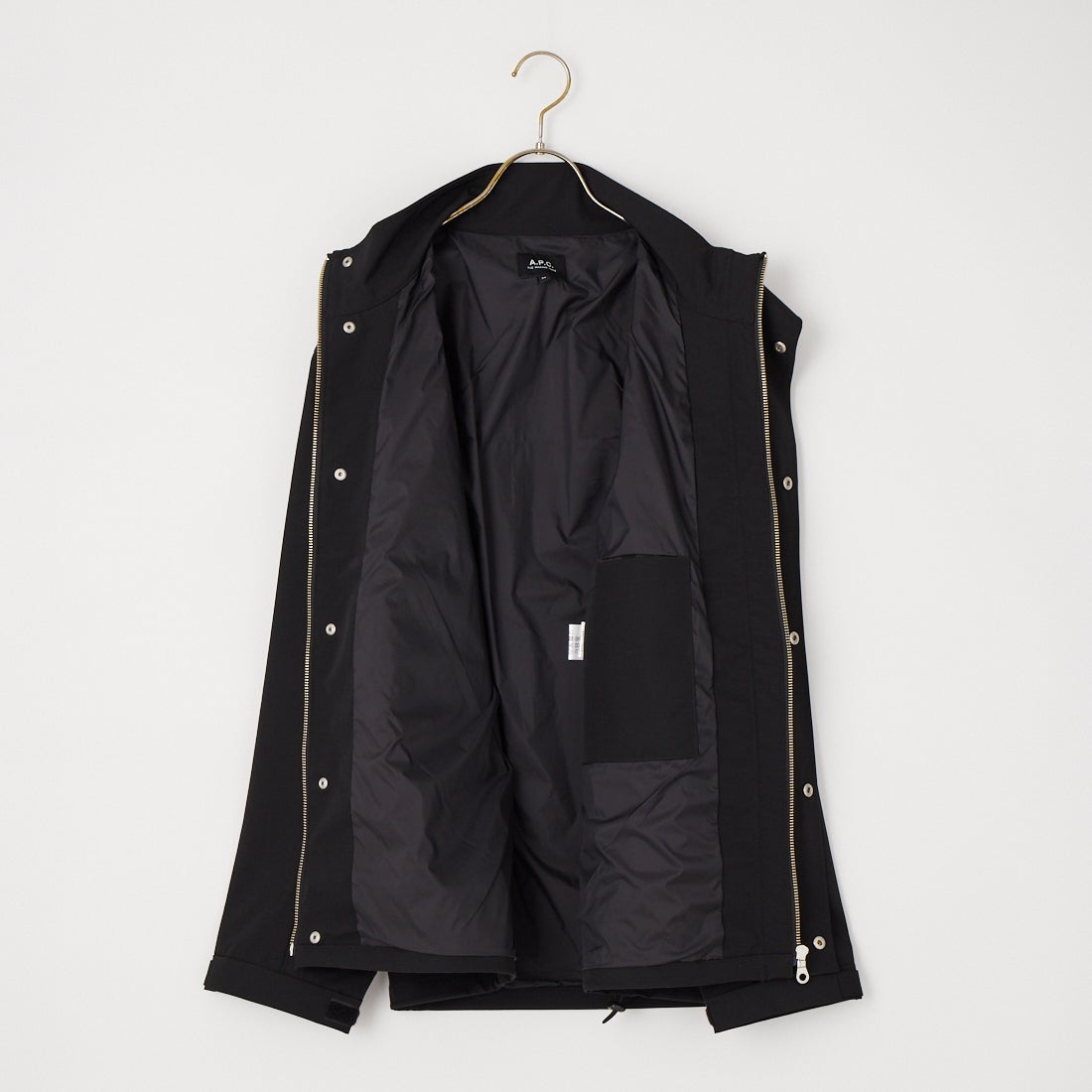 A.P.C. [アー・ペー・セー] ナイロンジップブルゾン [BLOUSON-SUTHERLAND] 99 NOIR