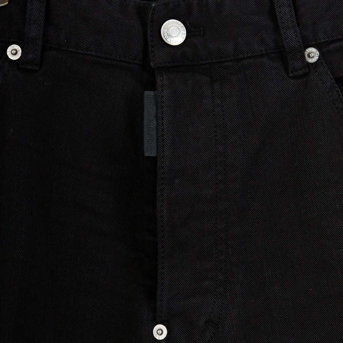 Dsquared2 [ディースクエアード] ブラックブル トラックデニムパンツ [74KB1029-39781] 900 BLACK