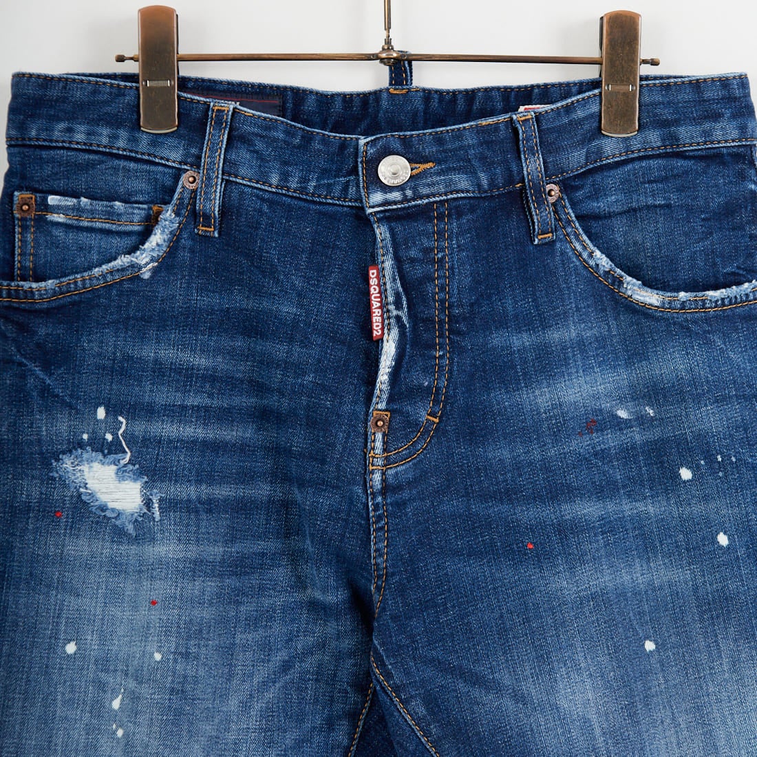 Dsquared2 [ディースクエアード] スリムツイストジーンズ [74LB1874-30664] 470 NAVY B