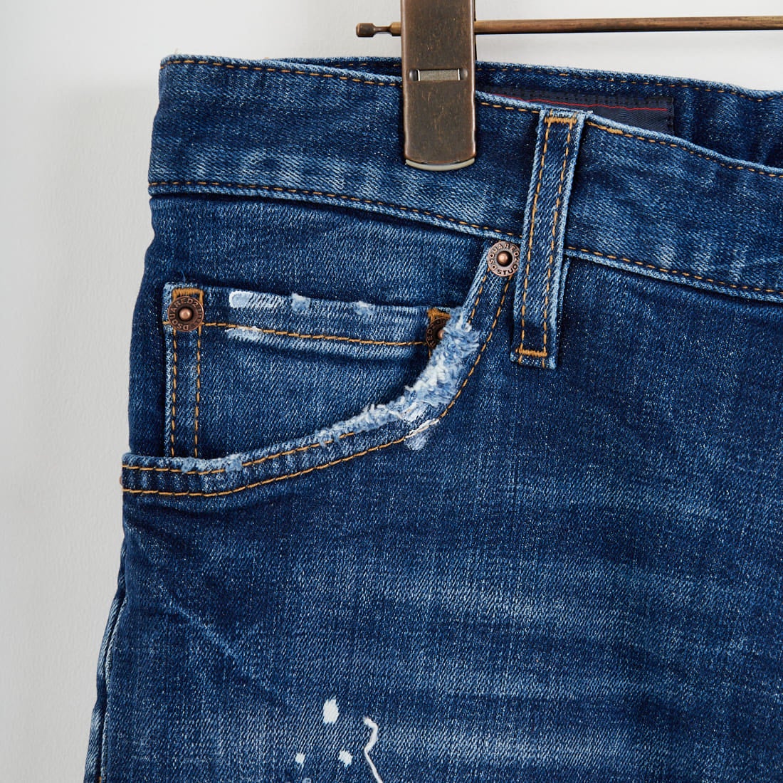 Dsquared2 [ディースクエアード] スリムツイストジーンズ [74LB1874-30664] 470 NAVY B