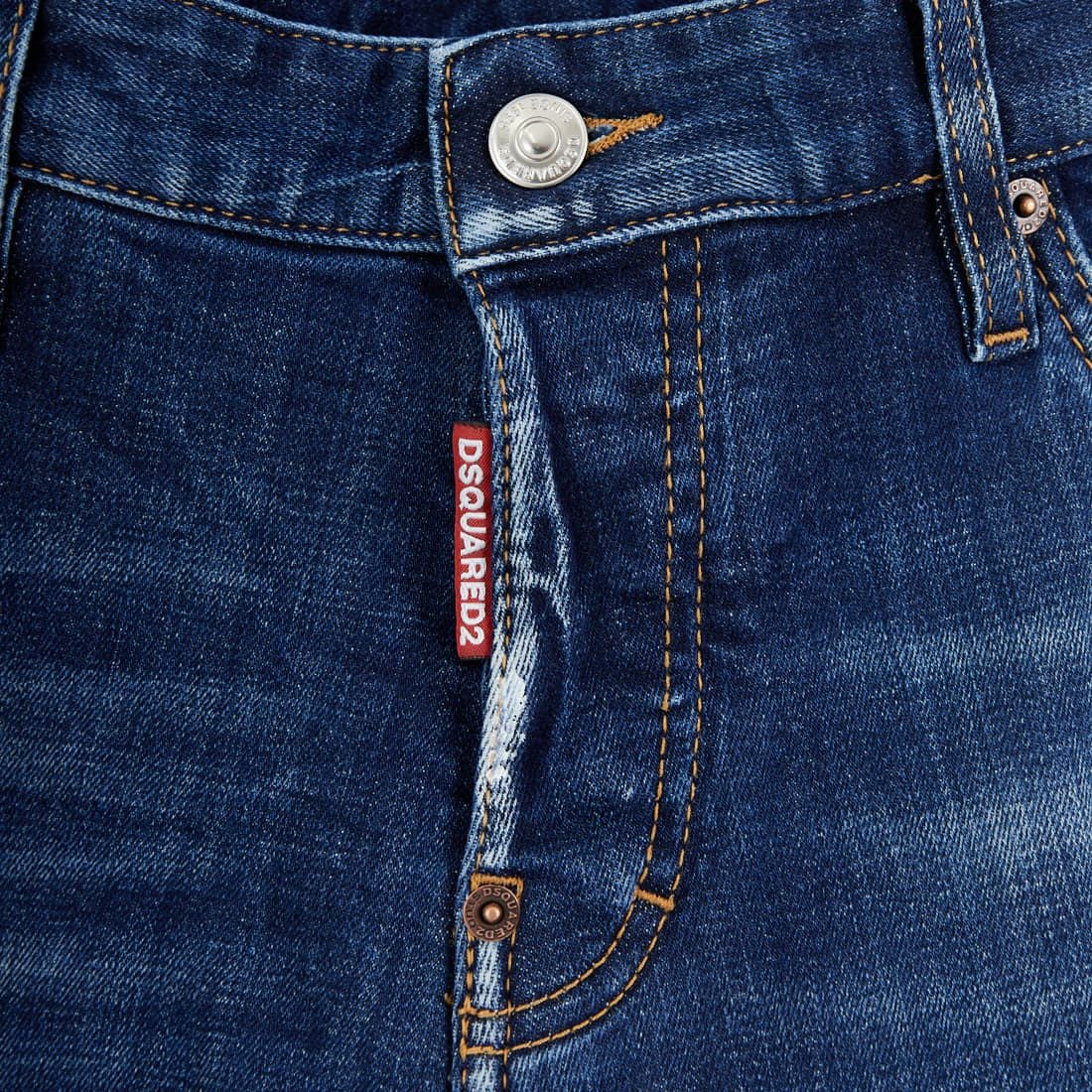 Dsquared2 [ディースクエアード] スリムツイストジーンズ [74LB1874-30664] 470 NAVY B