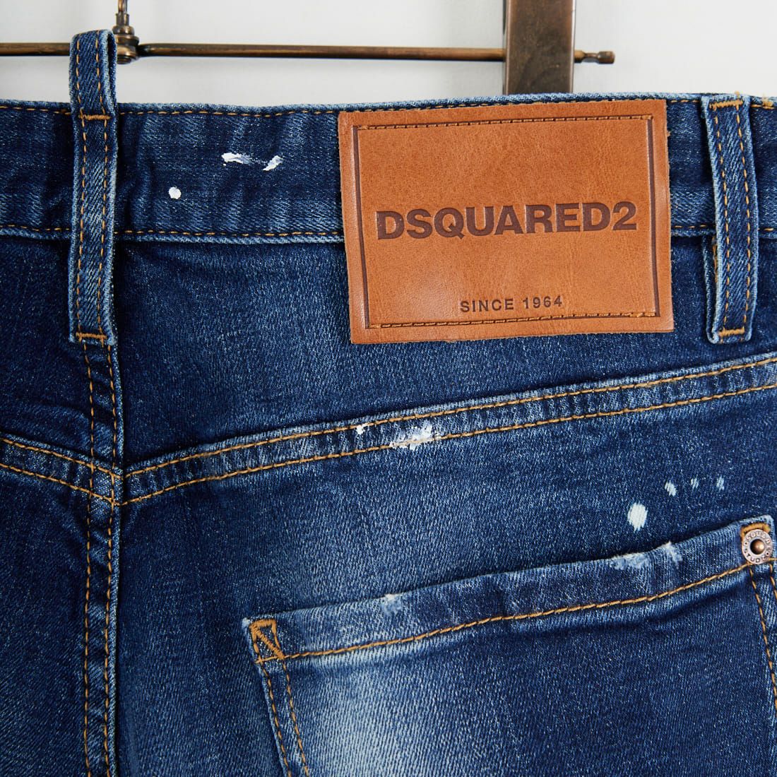 Dsquared2 [ディースクエアード] スリムツイストジーンズ [74LB1874-30664] 470 NAVY B