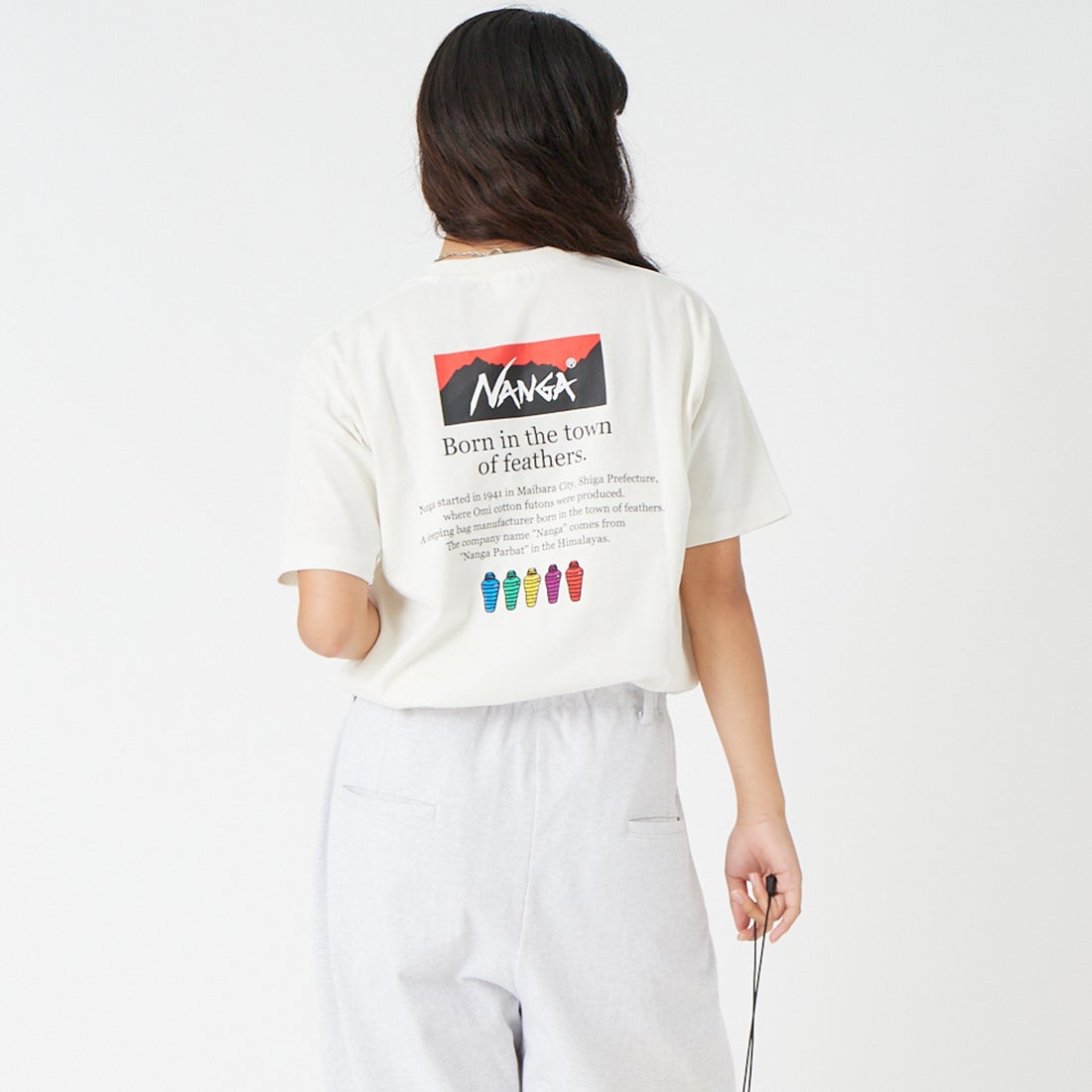 WHITE&&モデル身長：162cm 着用サイズ：S&&