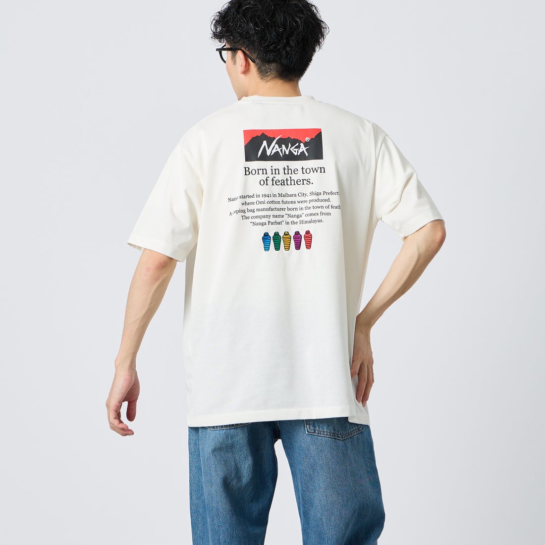 WHITE&&モデル身長：167cm 着用サイズ：XL&&