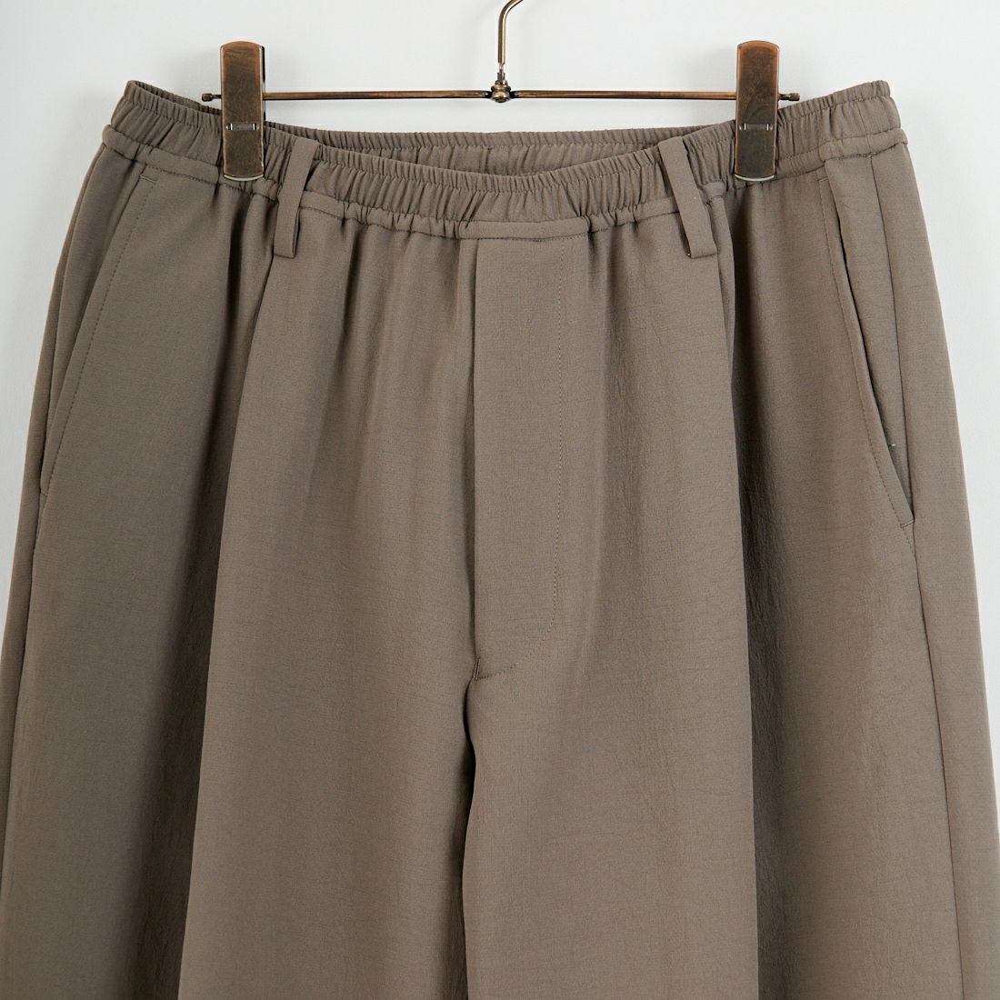 Noir Fabrik [ヌワールファブリック] ミニマルワイドスラックス [NF-261-009] GREIGE