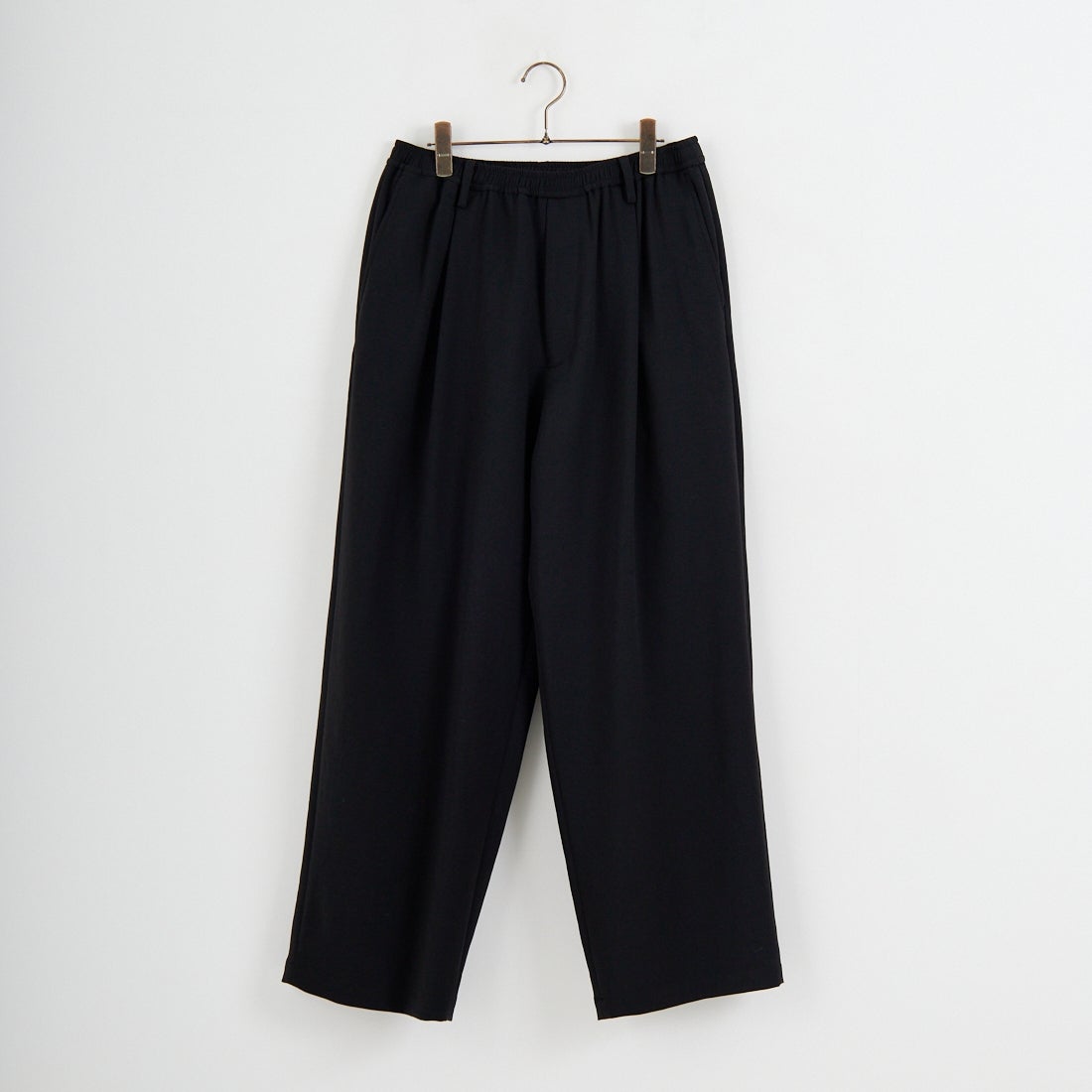 Noir Fabrik [ヌワールファブリック] ミニマルワイドスラックス [NF-261-009] BLACK