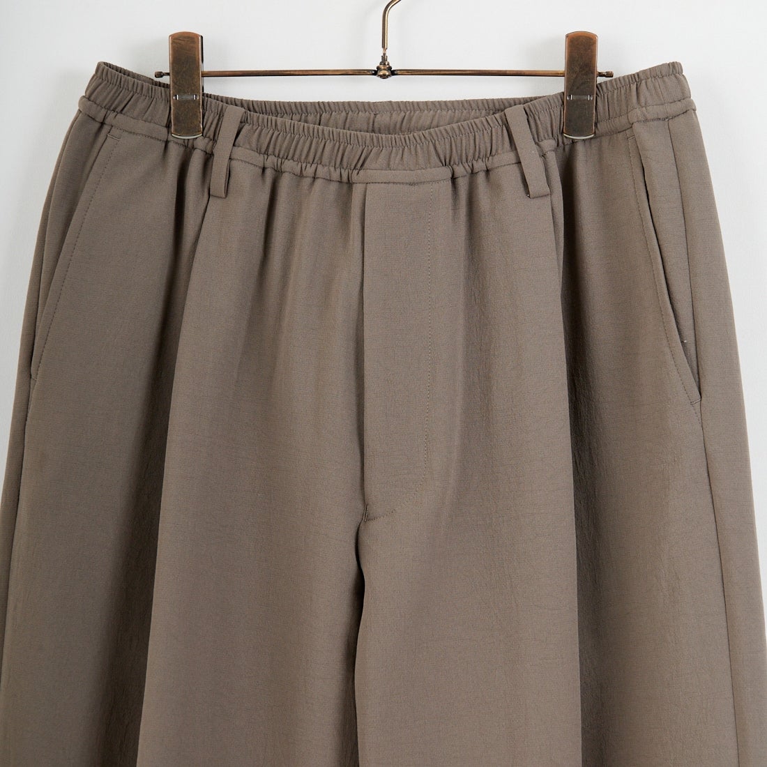 Noir Fabrik [ヌワールファブリック] ミニマルワイドスラックス [NF-261-009] GREIGE