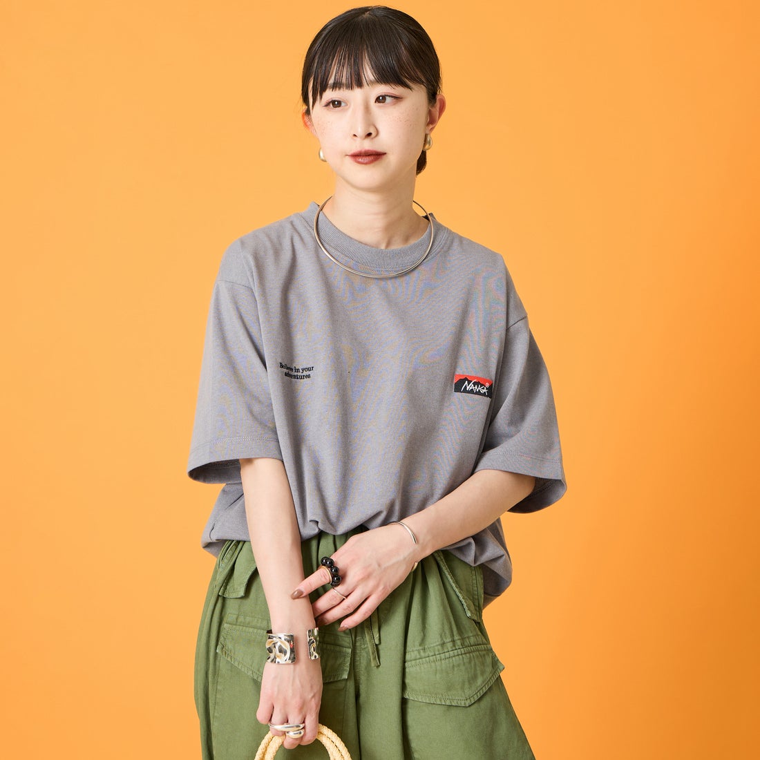 CHARCOAL&&モデル身長：150cm 着用サイズ：S&&