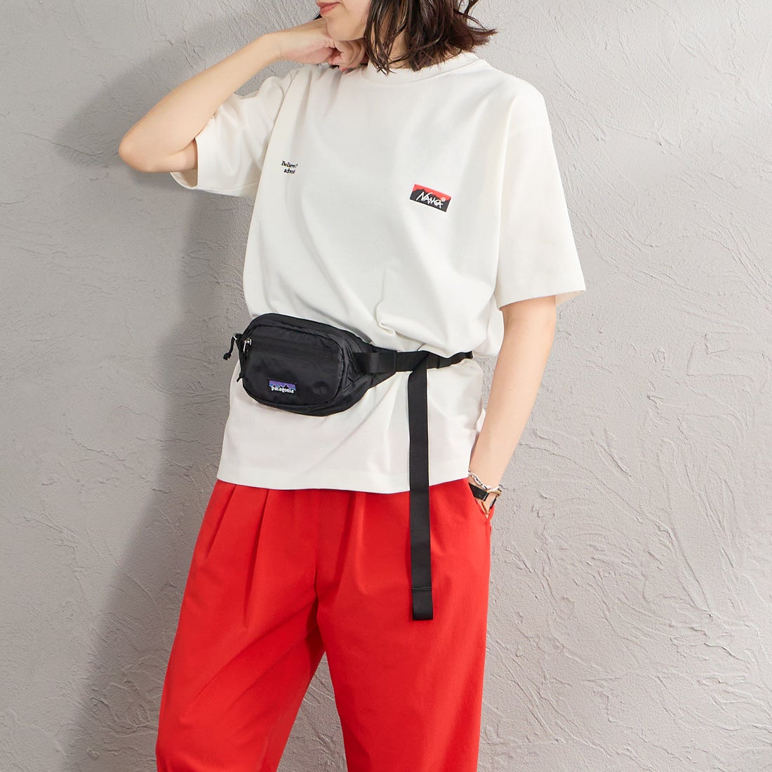 WHITE&&モデル身長：160cm 着用サイズ：S&&