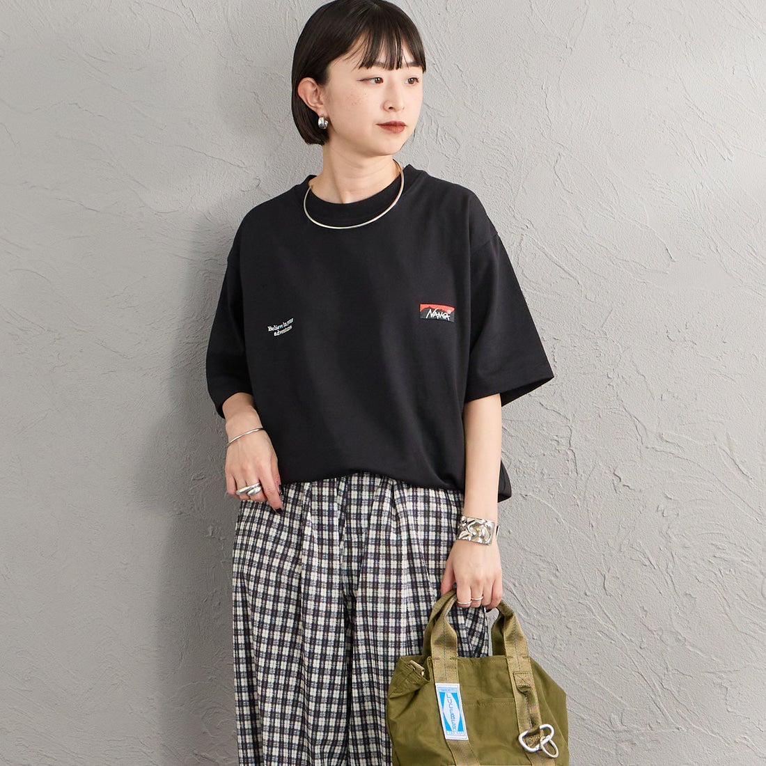 BLACK&&モデル身長：150cm 着用サイズ：S&&