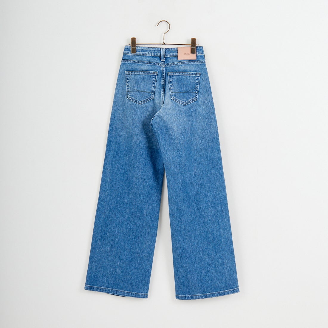 SOMETHING [サムシング] LISA NOUVEAU WIDE/ワイドデニムパンツ [STG10] 56 L.BLUE