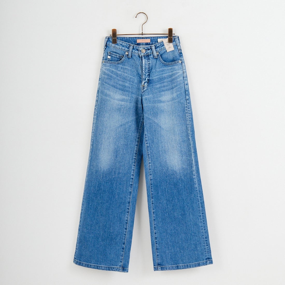 SOMETHING [サムシング] LISA NOUVEAU WIDE/ワイドデニムパンツ [STG10] 56 L.BLUE