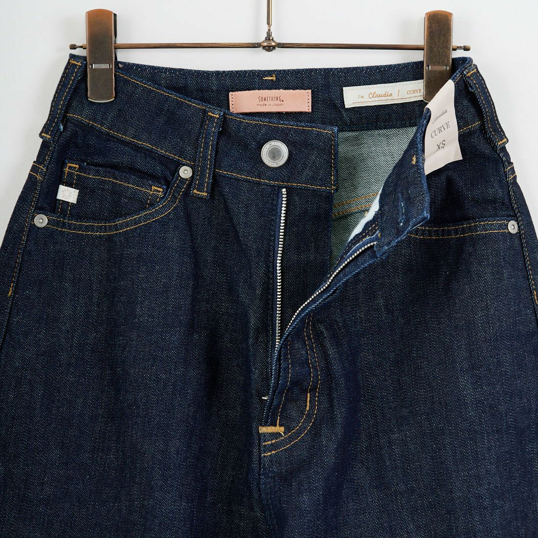 SOMETHING [サムシング] CLAUDIA NOUVEAU CURVE/カーブデニムパンツ