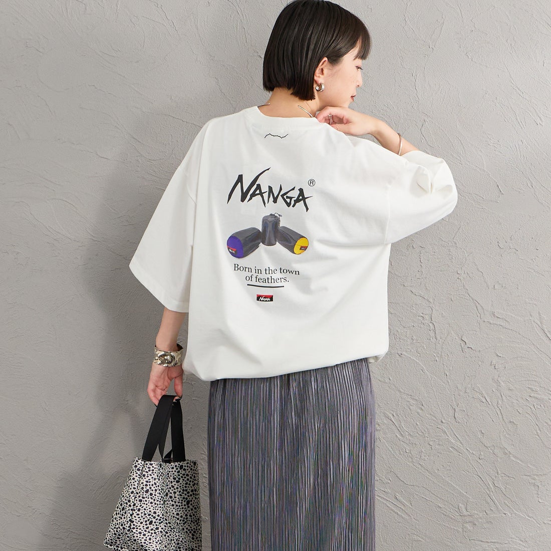 WHITE&&モデル身長：150cm 着用サイズ：S&&