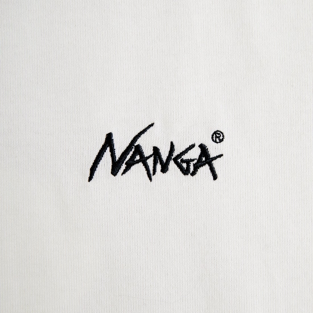 JEANSFACTORY × NANGA [ジーンズファクトリー × ナンガ] 別注 ルーズフィット NEBUKUROバックプリント ドローコードTシャツ [NW26SS-JF8] WHITE