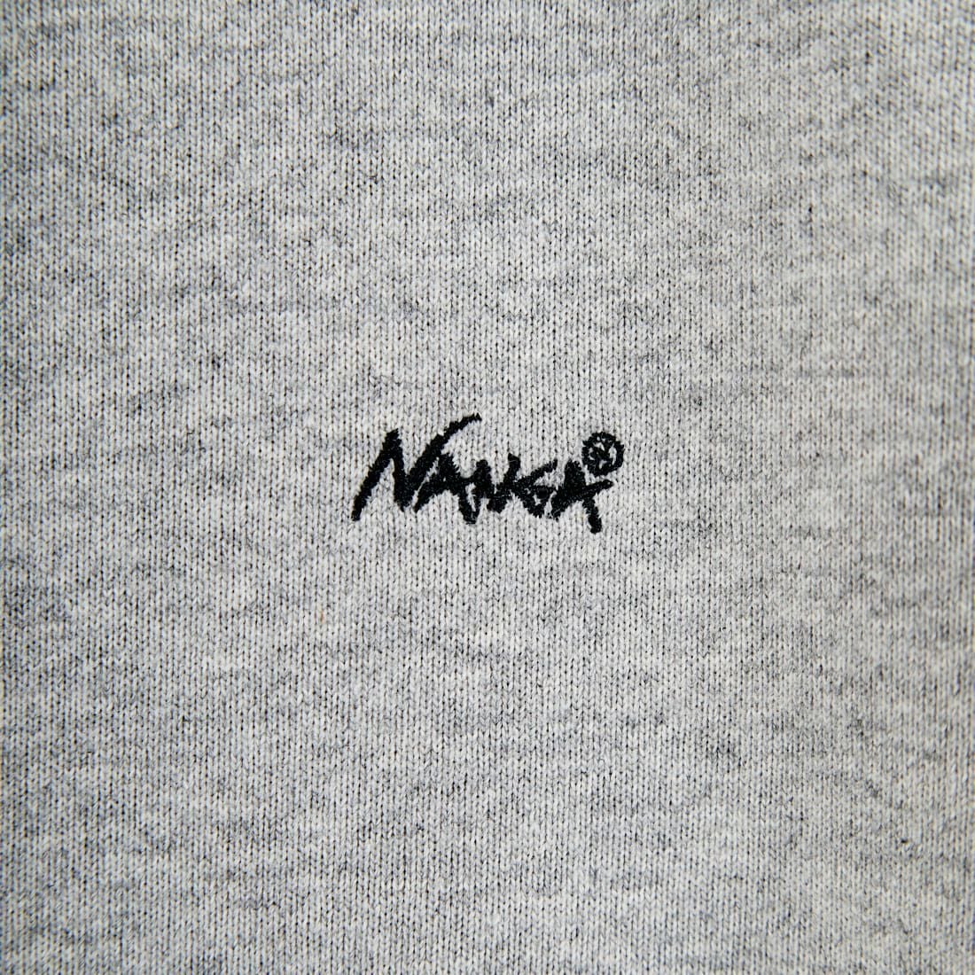 JEANSFACTORY × NANGA [ジーンズファクトリー × ナンガ] 別注 ルーズフィット メッシュ切替え ドローコードTシャツ [NW26SS-JF7] GRAY
