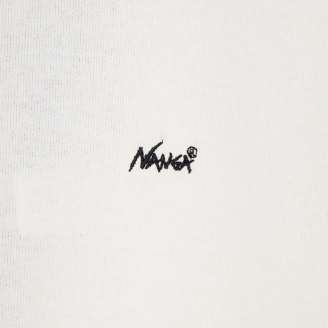 JEANSFACTORY × NANGA [ジーンズファクトリー × ナンガ] 別注 ルーズフィット メッシュ切替え ドローコードTシャツ [NW26SS-JF7] WHITE