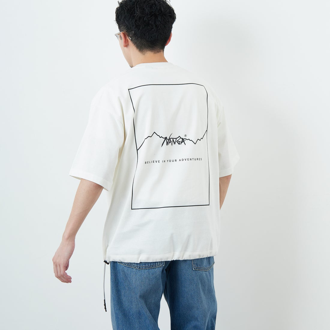 WHITE&&モデル身長：168cm 着用サイズ：M&&