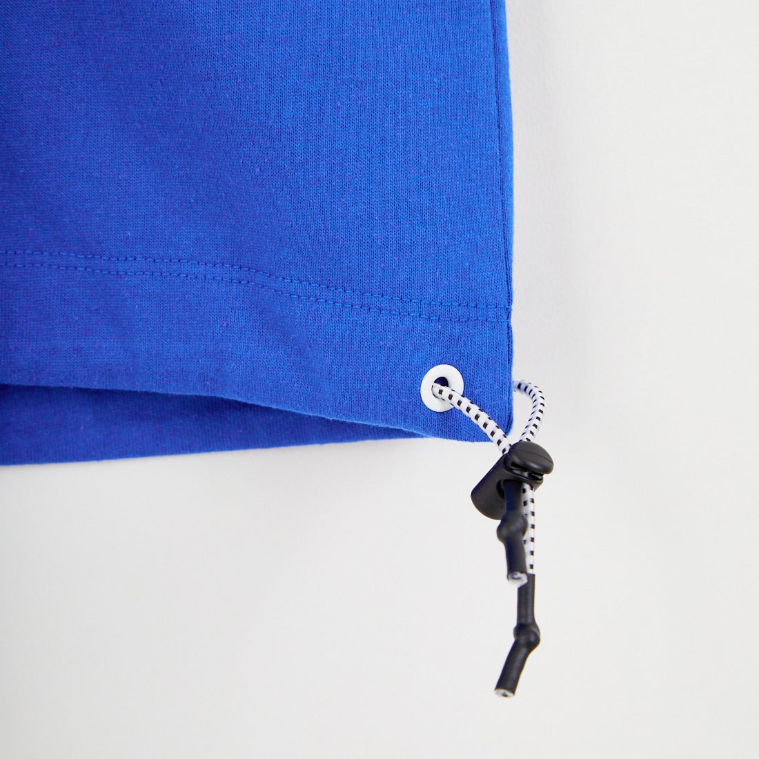 JEANSFACTORY × NANGA [ジーンズファクトリー × ナンガ] 別注 ルーズフィット スクエアロゴバックプリント ドローコードTシャツ [NW26SS-JF6] BLUE