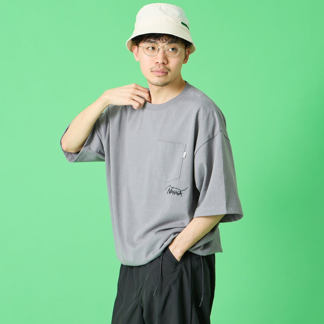 CHARCOAL&&モデル身長：168cm 着用サイズ：L&&