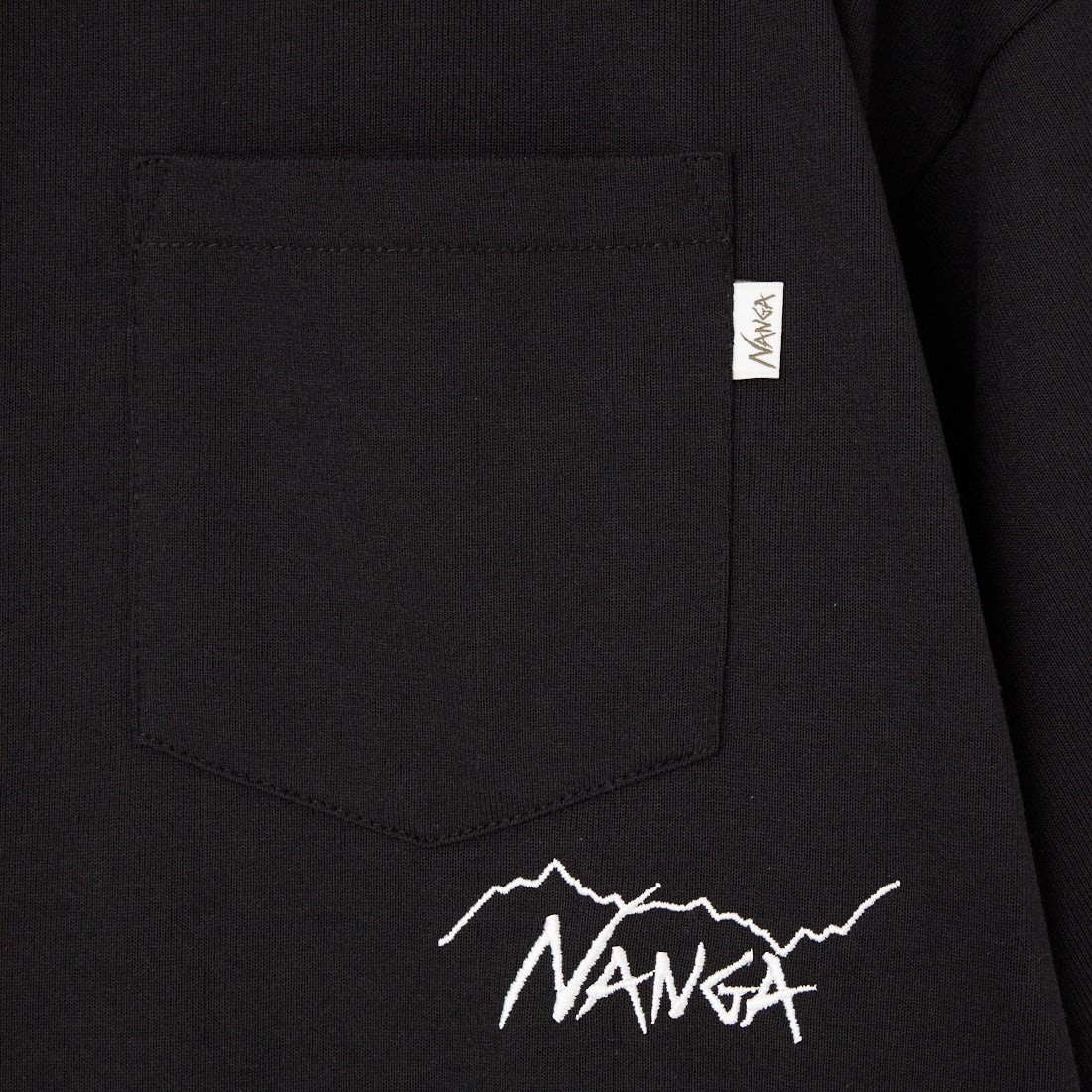 JEANSFACTORY × NANGA [ジーンズファクトリー × ナンガ] 別注 ルーズフィット ドローコードポケットTシャツ [NW26SS-JF5] BLACKNANGA [ジーンズファクトリー × ナンガ] 別注 ルーズフィット ドローコードポケットTシャツ [NW26SS-JF5] CHARCOAL