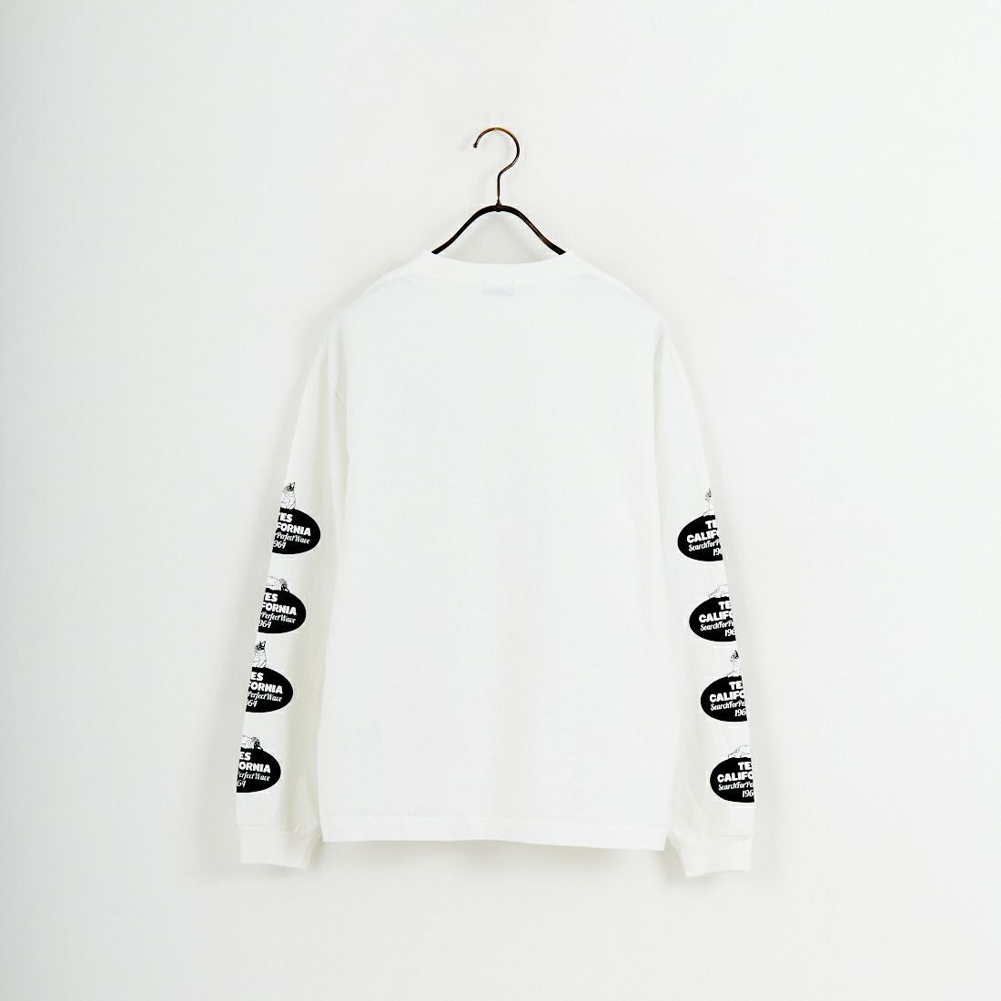 The Endless Summer [エンドレスサマー] オーバルロゴプリント ロングスリーブTシャツ [FH-26374305] 07 WHITE