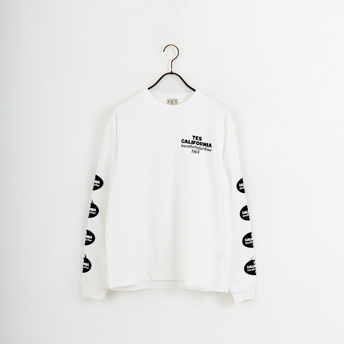 The Endless Summer [エンドレスサマー] オーバルロゴプリント ロングスリーブTシャツ [FH-26374305] 07 WHITE