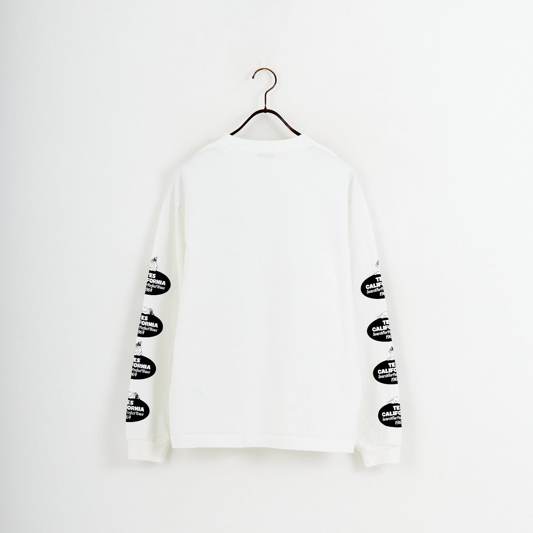 The Endless Summer [エンドレスサマー] オーバルロゴプリント ロングスリーブTシャツ [FH-26374305] 07 WHITE