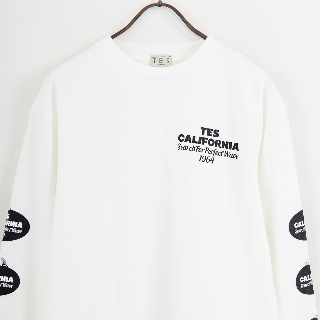 The Endless Summer [エンドレスサマー] オーバルロゴプリント ロングスリーブTシャツ [FH-26374305] 07 WHITE