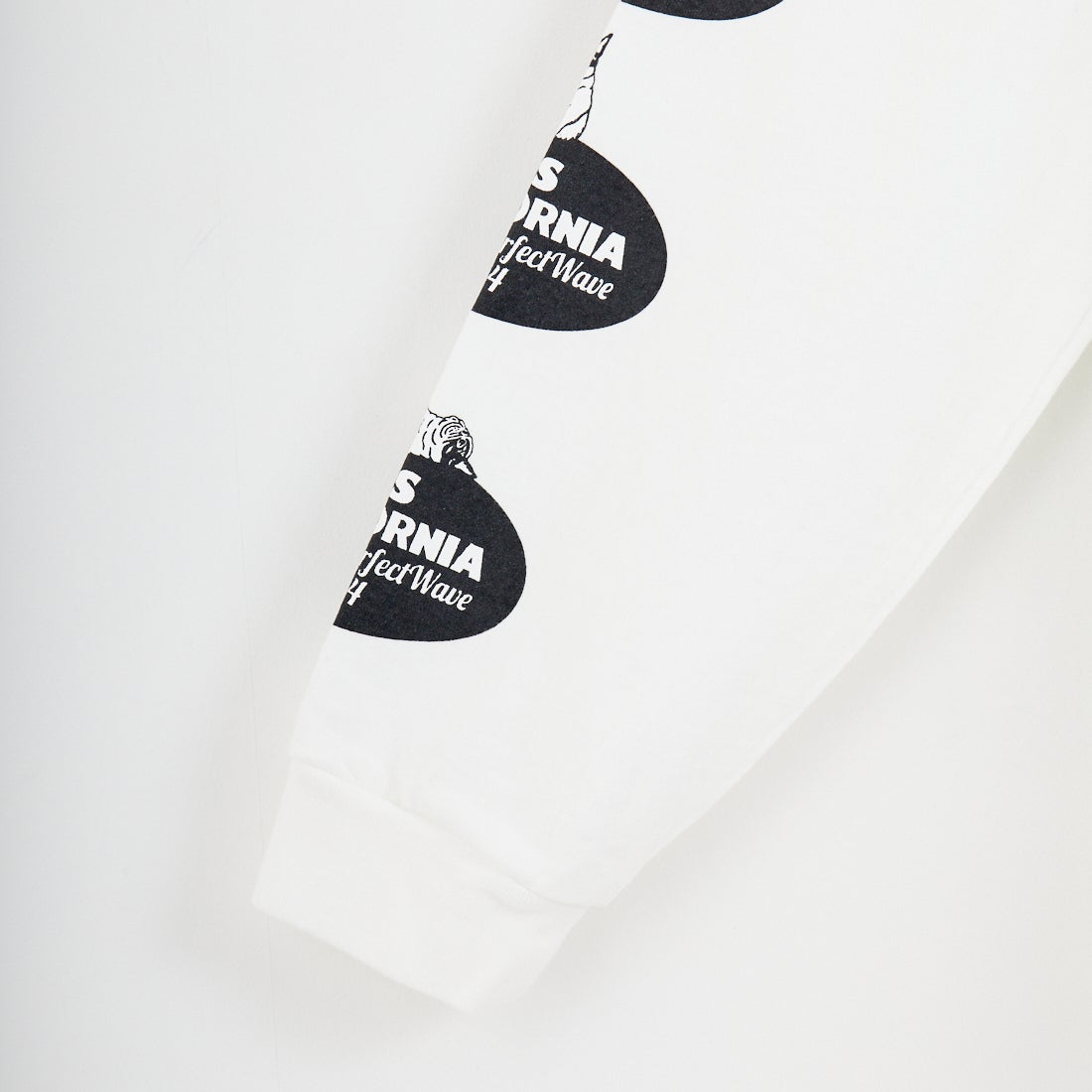 The Endless Summer [エンドレスサマー] オーバルロゴプリント ロングスリーブTシャツ [FH-26374305] 07 WHITE