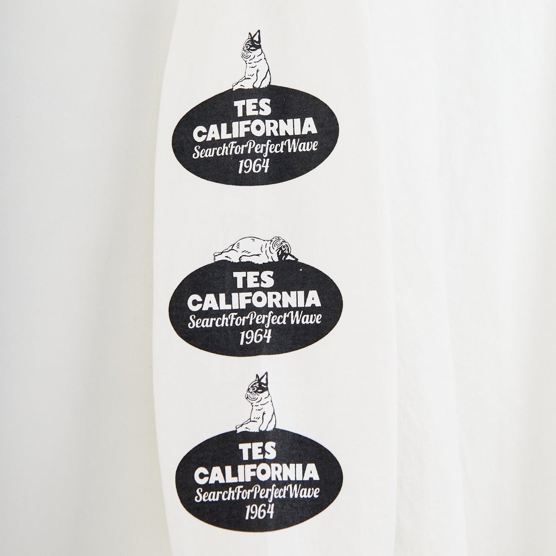 The Endless Summer [エンドレスサマー] オーバルロゴプリント ロングスリーブTシャツ [FH-26374305] 07 WHITE