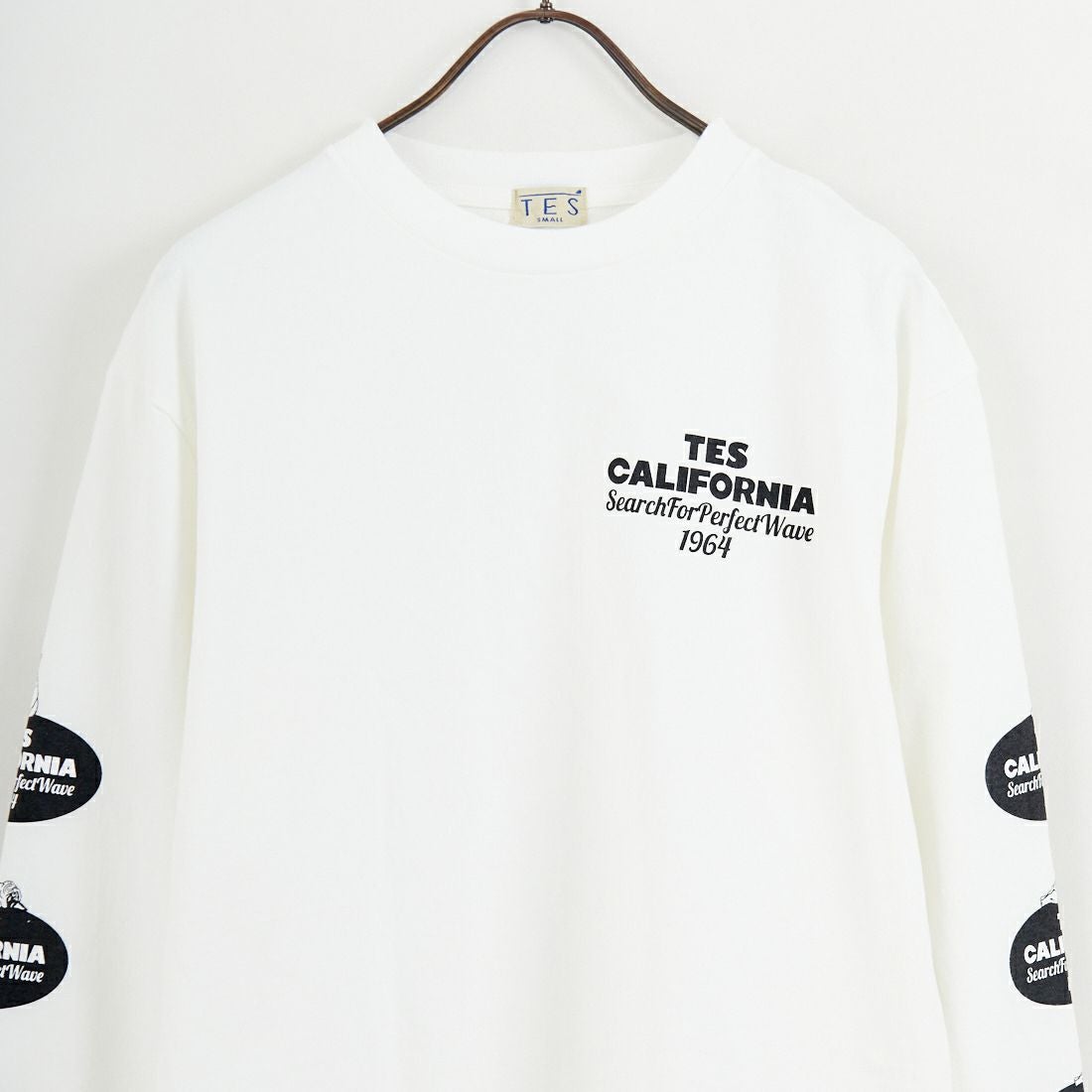 The Endless Summer [エンドレスサマー] オーバルロゴプリント ロングスリーブTシャツ [FH-26374305] 07 WHITE