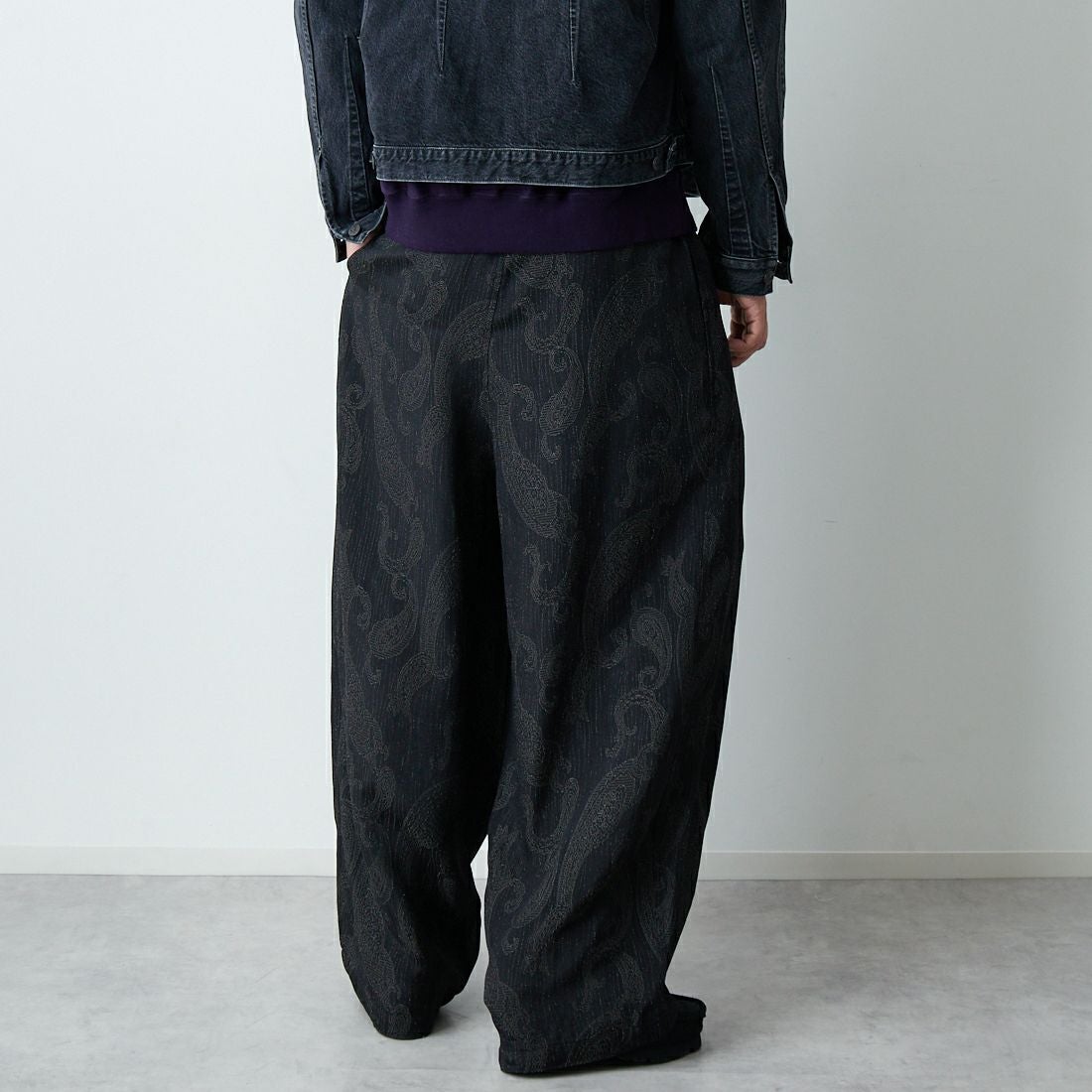 Needles [ニードルズ] レーヨンペイズリージャガード ヒザデルパンツ