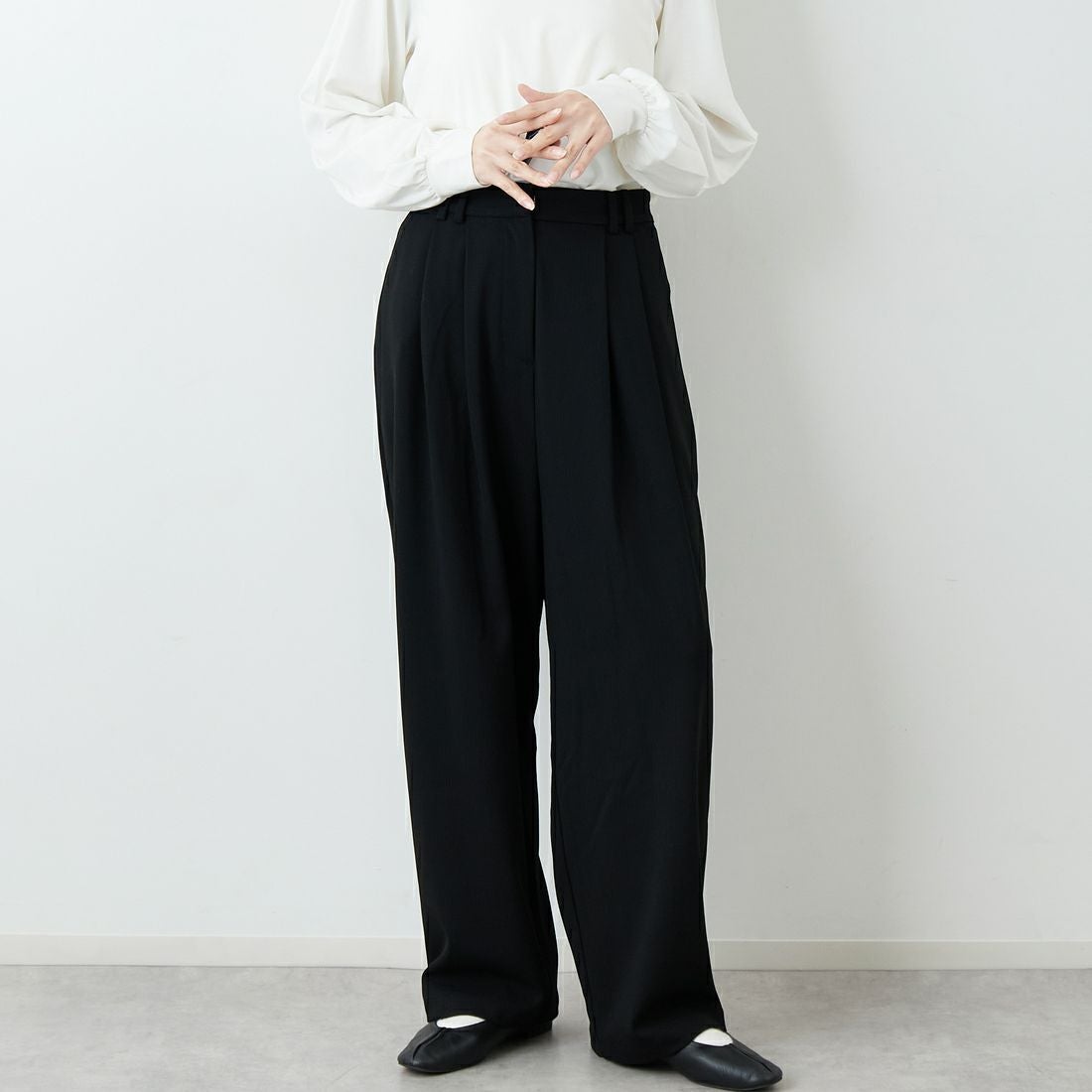 BLK&&モデル身長：162cm 着用サイズ：36&&