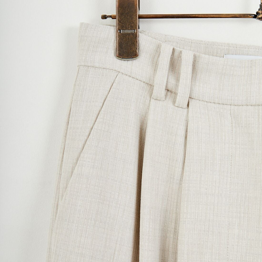 RIM.ARK [リムアーク] ドビーストライプ ダブルタックパンツ [460JSL31-0171] L/BEG