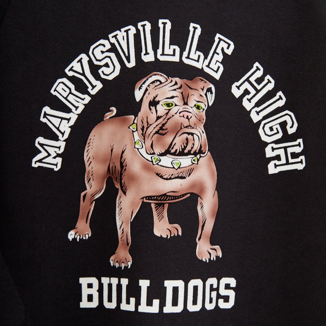 WAREHOUSE [ウエアハウス] MARYSVILLE HIGH ラグランスウェット [409-MARYSVILLE-HIGH] ﾌﾞﾗｯｸ