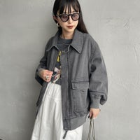 BLACK&&モデル身長：150cm 着用サイズ：S&&