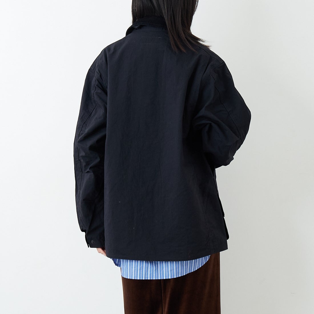 L.L.BEAN [エルエルビーン] Beans フィールドコート [6175-3033] 48 DK.CHAR &&モデル身長：162cm 着用サイズ：S&&