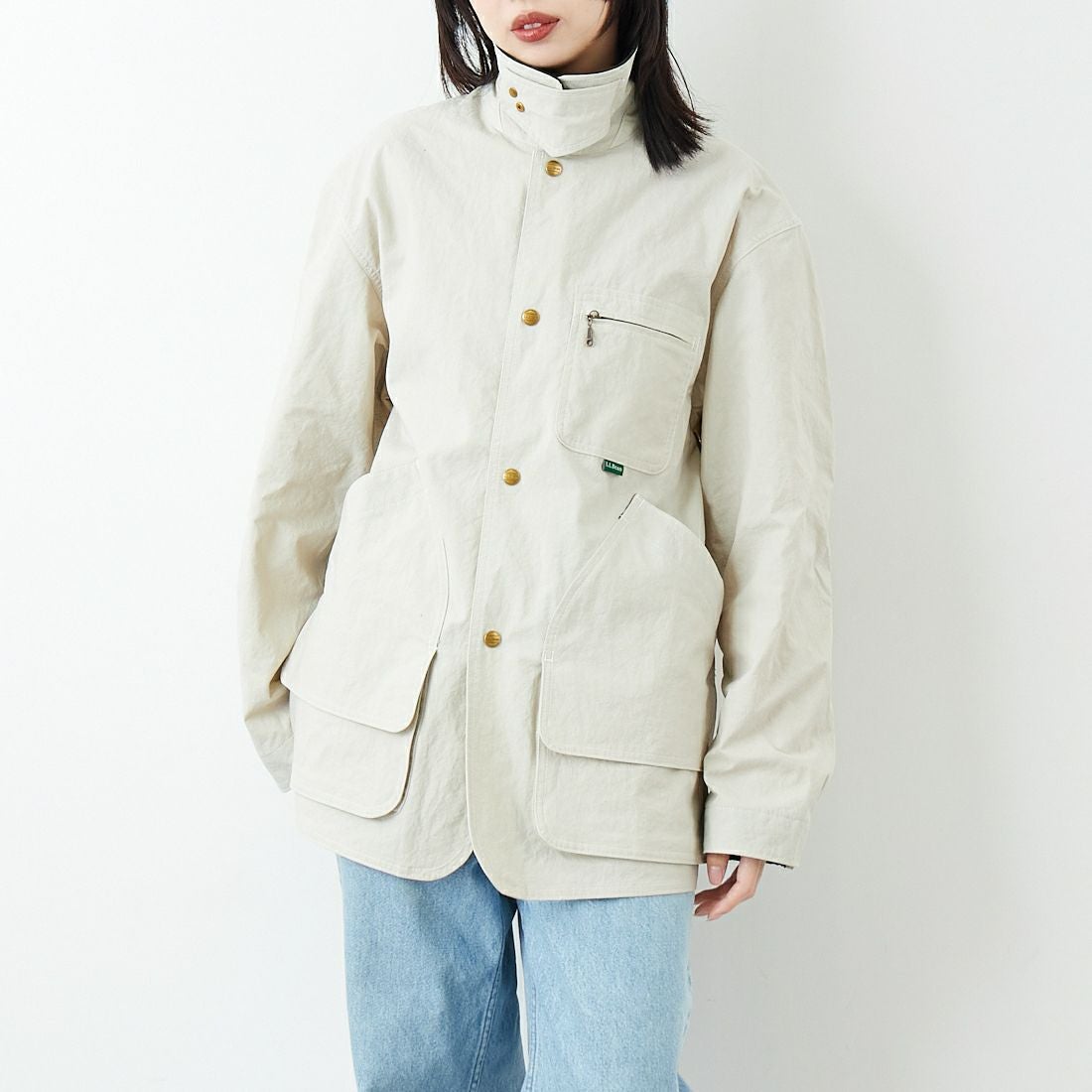 L.L.BEAN [エルエルビーン] Beans フィールドコート [6175-3033] 24 SAND &&モデル身長：162cm 着用サイズ：S&&