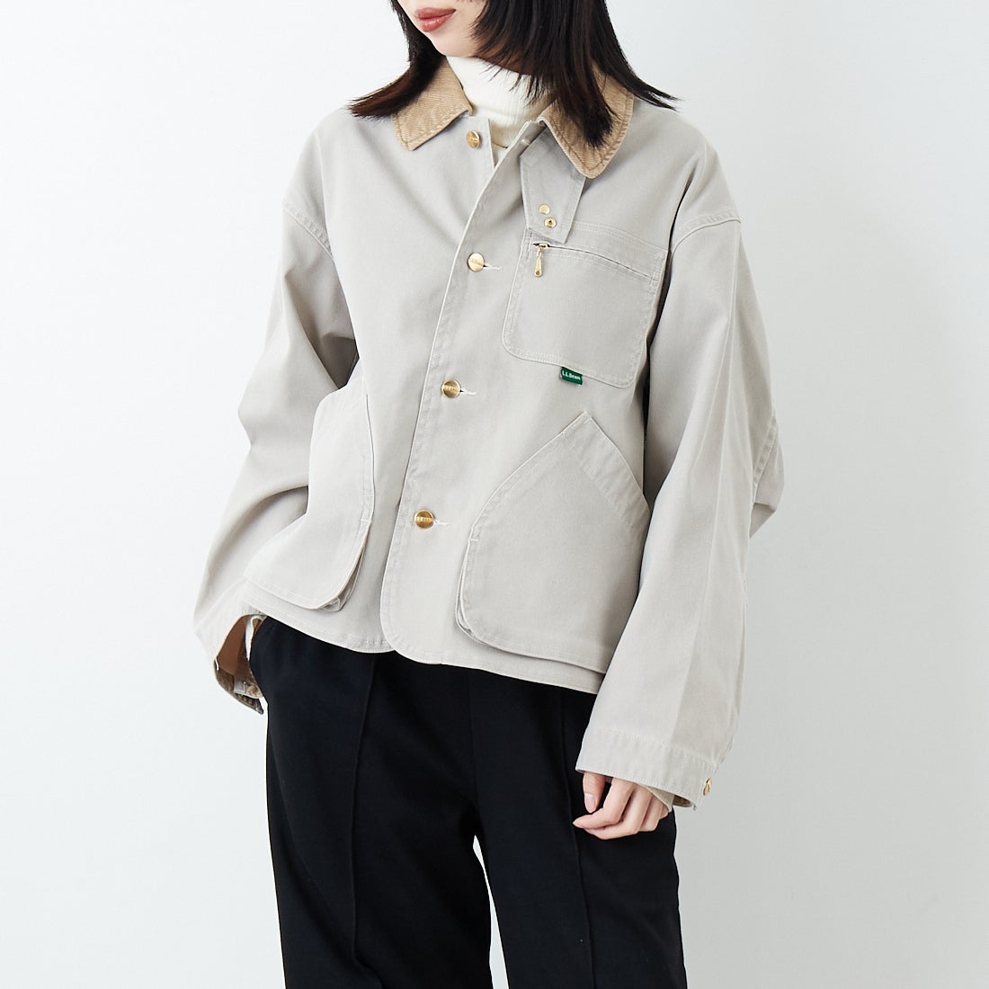 09 NATURAL&&モデル身長：162cm 着用サイズ：M&&