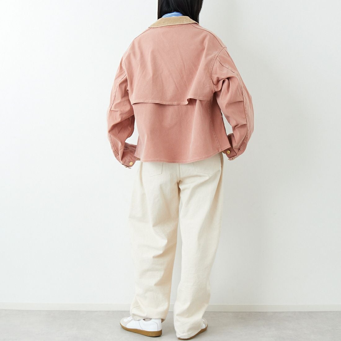 L.L.BEAN [エルエルビーン] Beans プロスペクトハーバー フィールドコート [6175-3136] 08 F.SALMO &&モデル身長：162cm 着用サイズ：M&&