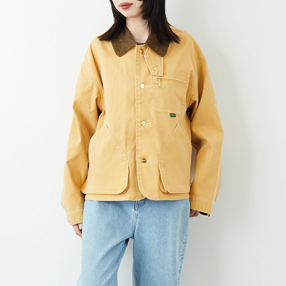 L.L.BEAN [エルエルビーン] Beans プロスペクトハーバー フィールドコート [6175-3136] 18 F.SADDL &&モデル身長：162cm 着用サイズ：M&&