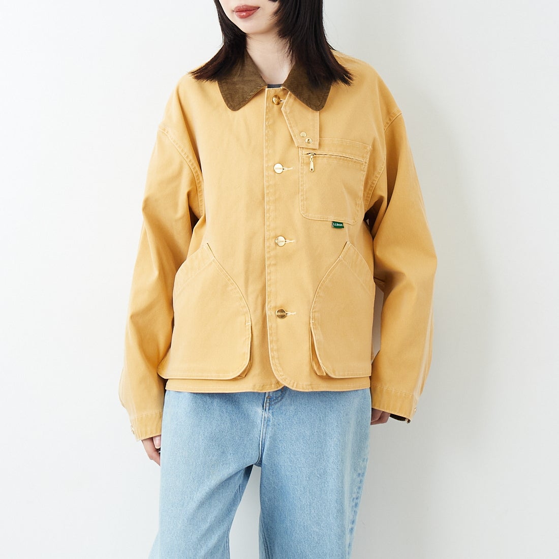 L.L.BEAN [エルエルビーン] Beans プロスペクトハーバー フィールドコート [6175-3136] 18 F.SADDL &&モデル身長：162cm 着用サイズ：M&&