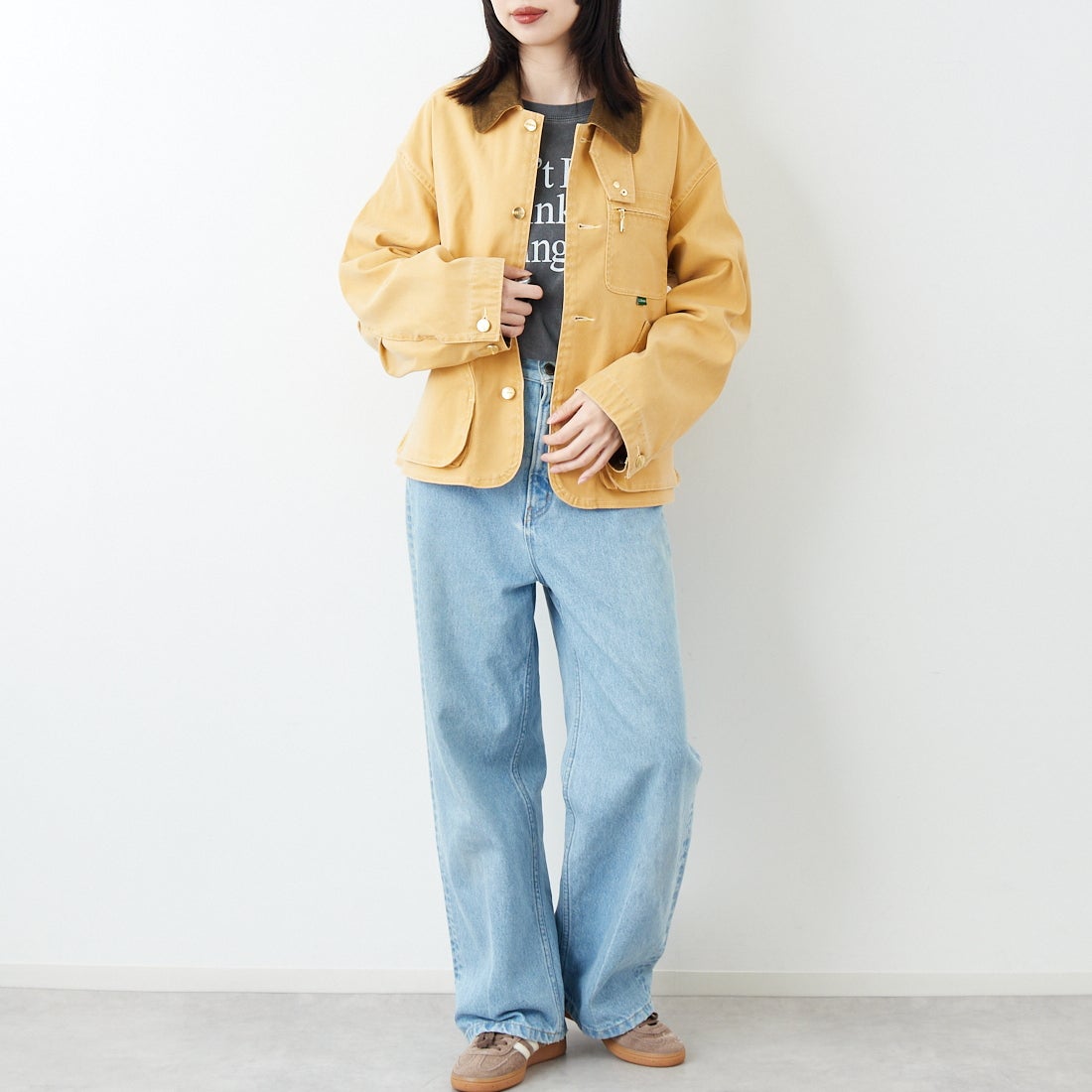 L.L.BEAN [エルエルビーン] Beans プロスペクトハーバー フィールドコート [6175-3136] 18 F.SADDL &&モデル身長：162cm 着用サイズ：M&&