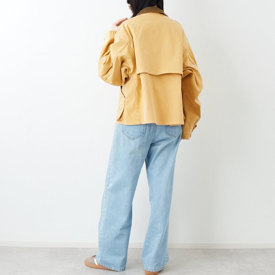 L.L.BEAN [エルエルビーン] Beans プロスペクトハーバー フィールドコート [6175-3136] 18 F.SADDL &&モデル身長：162cm 着用サイズ：M&&