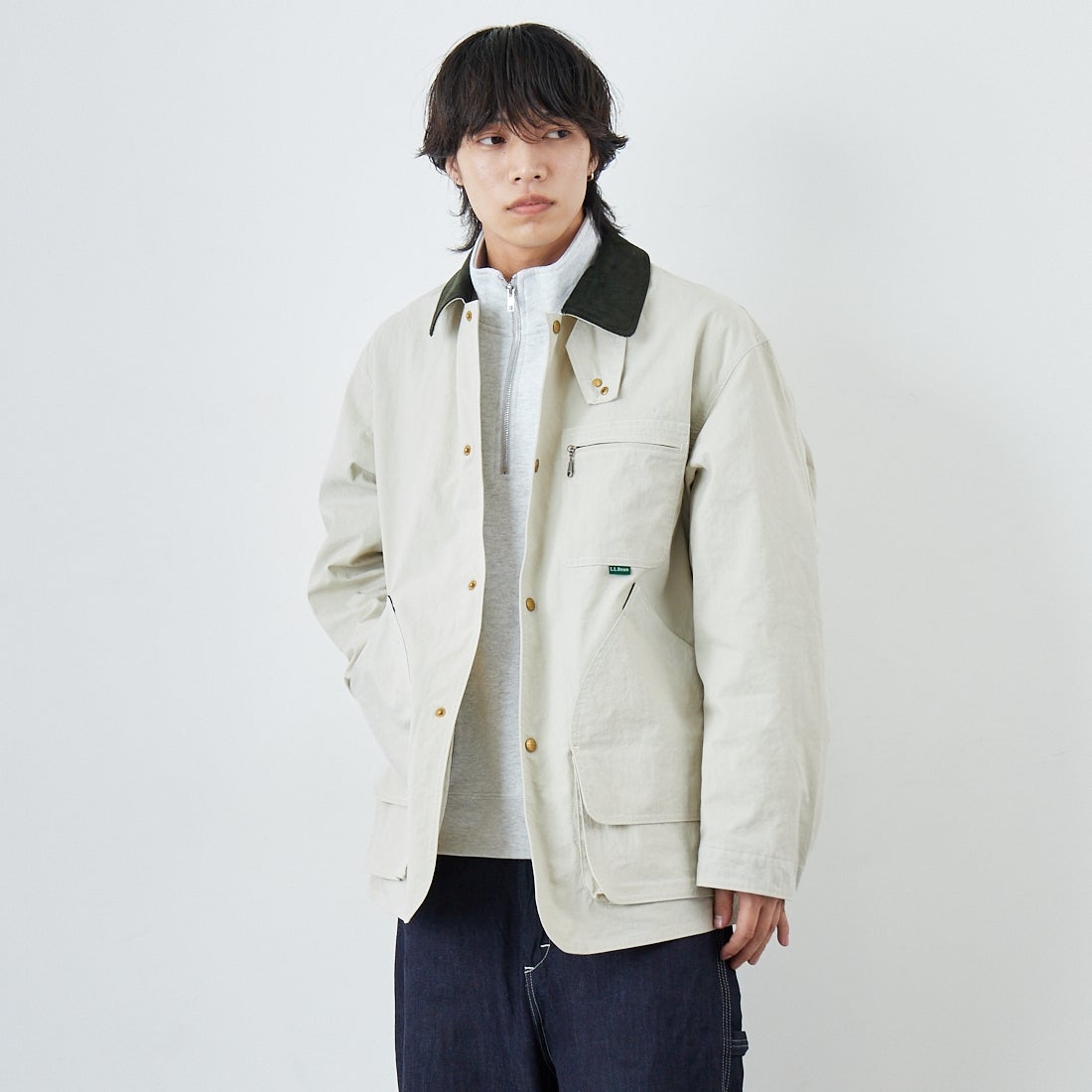 24 SAND&&モデル身長：179cm 着用サイズ：L&&